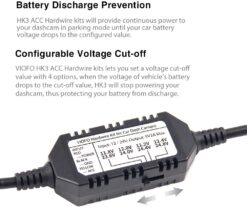 Viofo HK3 ACC Hardwire Kit for A129, A129 Plus, A129 PRO, A129 IR, A119V3
