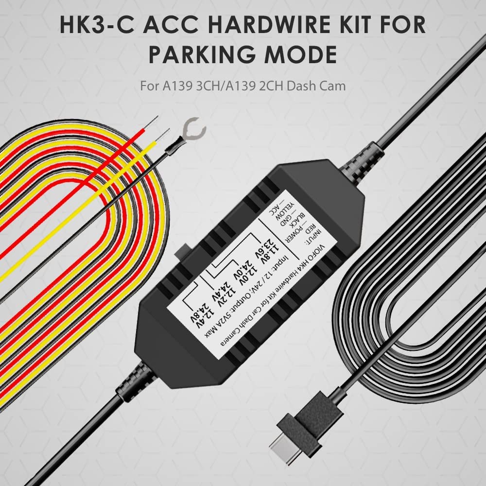 Viofo HK3-C ACC Hardwire Kit for A139 Dash Cam