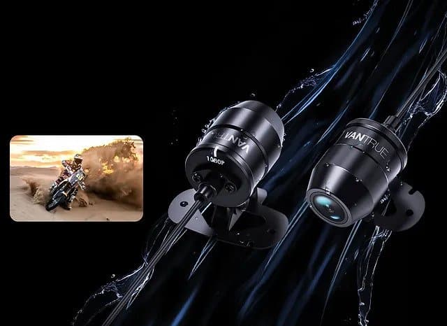 Vantrue F1 Motorcycle Dual Dash Cam
