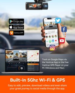 Vantrue N4 Pro 3-Channel Dash Cam