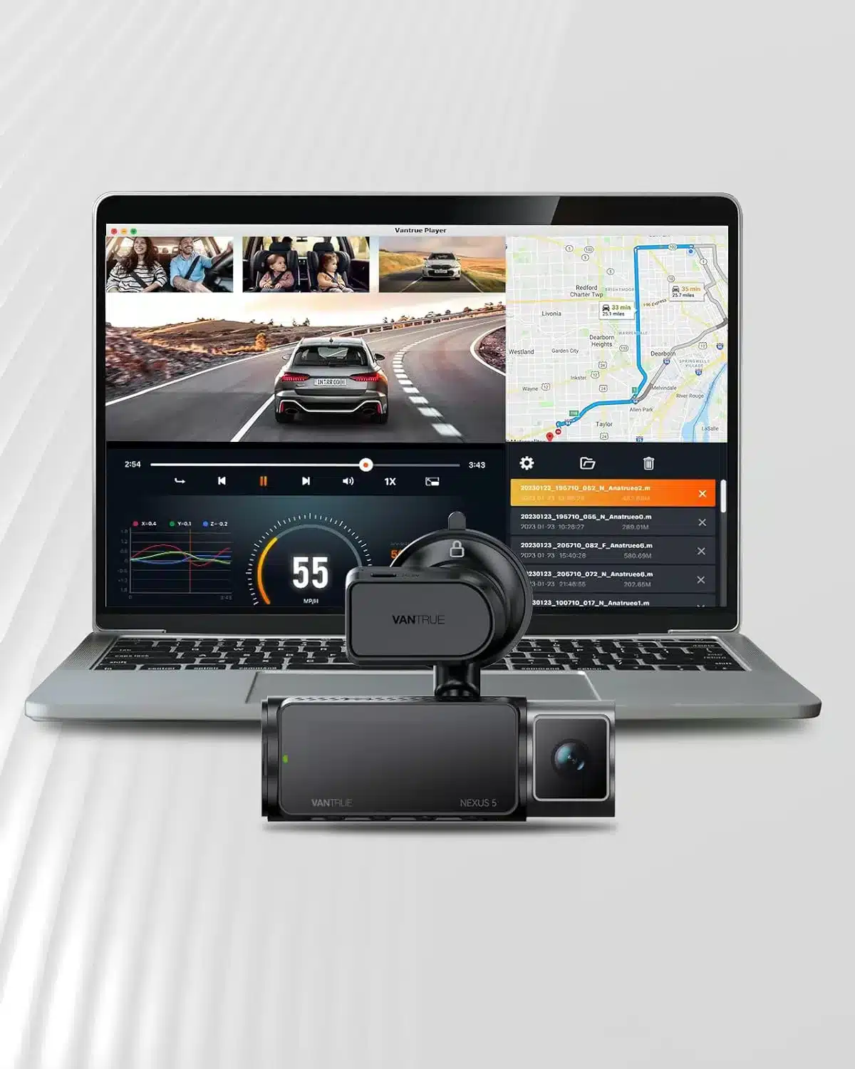 Vantrue Suction Cup GPS Mount for N4 Pro | N5