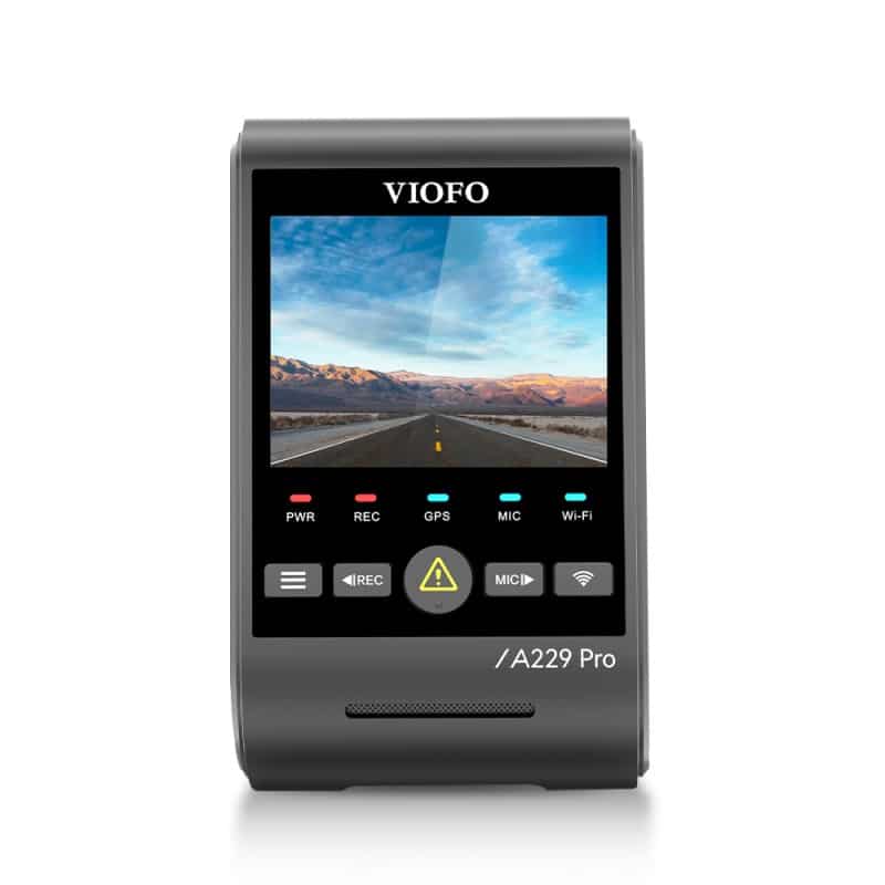 VIOFO A229 PRO 1CH 4K HDR FRONT DASH CAM WITH SONY STARVIS 2 IMX678 8MP SENSOR SUPER NIGHT VISION VOICE CONTROL 5GHZ WIFI GPS