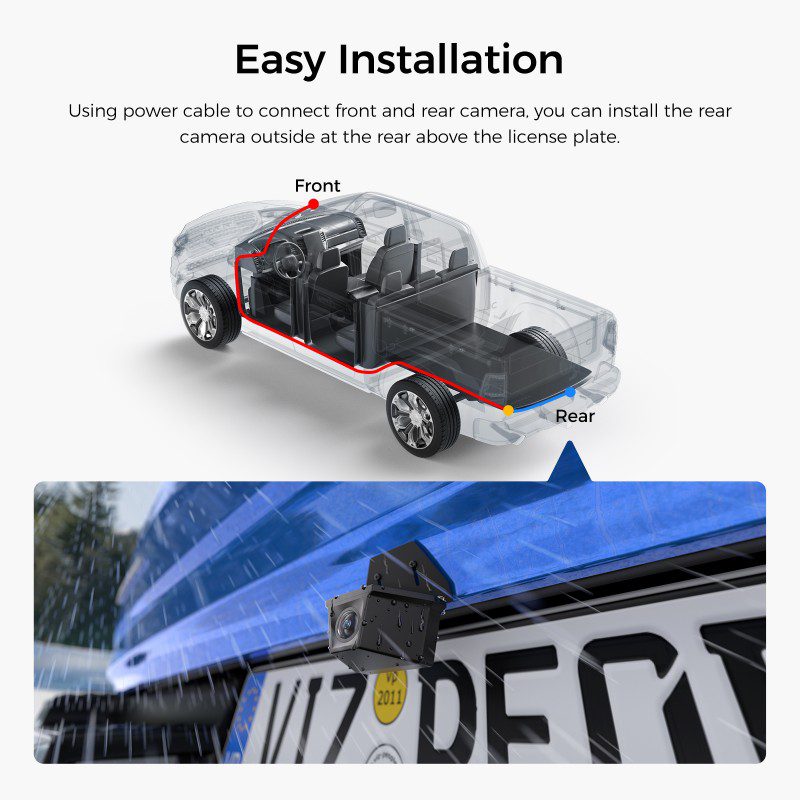 VIOFO RWC200 WATERPROOF REAR CAMERA FOR A229 PLUS/A229 PRO