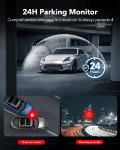 Redtiger F7NT Touch Screen 4K Dual Dash Cam w/ 128GB MicroSD Card - Image 5