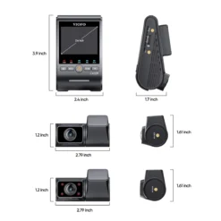 Viofo A329S 4K 3 Channel Dash Cam with 2K Interior & Rear, Sony STARVIS 2 Sensors, HDR Night Vision, Wi‑Fi 6 - Image 5