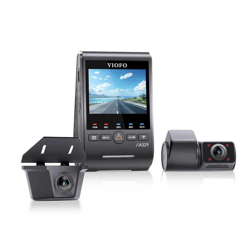 Viofo A329SW 3 Channel Dash Cam – Front 4K 60FPS, 2K Cabin, 2K Rear, Wi‑Fi, Voice Control, Hybrid Parking Surveillance - Image 4
