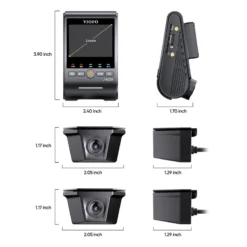 Viofo A329WW 4K 3 Channel Dash Cam with Dual Waterproof Rear Camera for Heavy-Duty Trucks and Trailers - Image 5