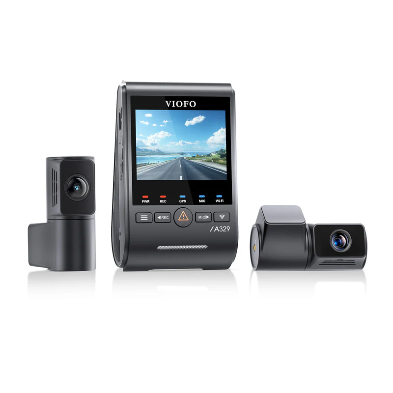 Viofo A329T 4K 3-Channel Dash Cam - Sony STARVIS 2, 4x Optical Zoom, Voice Control, GPS & WiFi 6 - Image 4