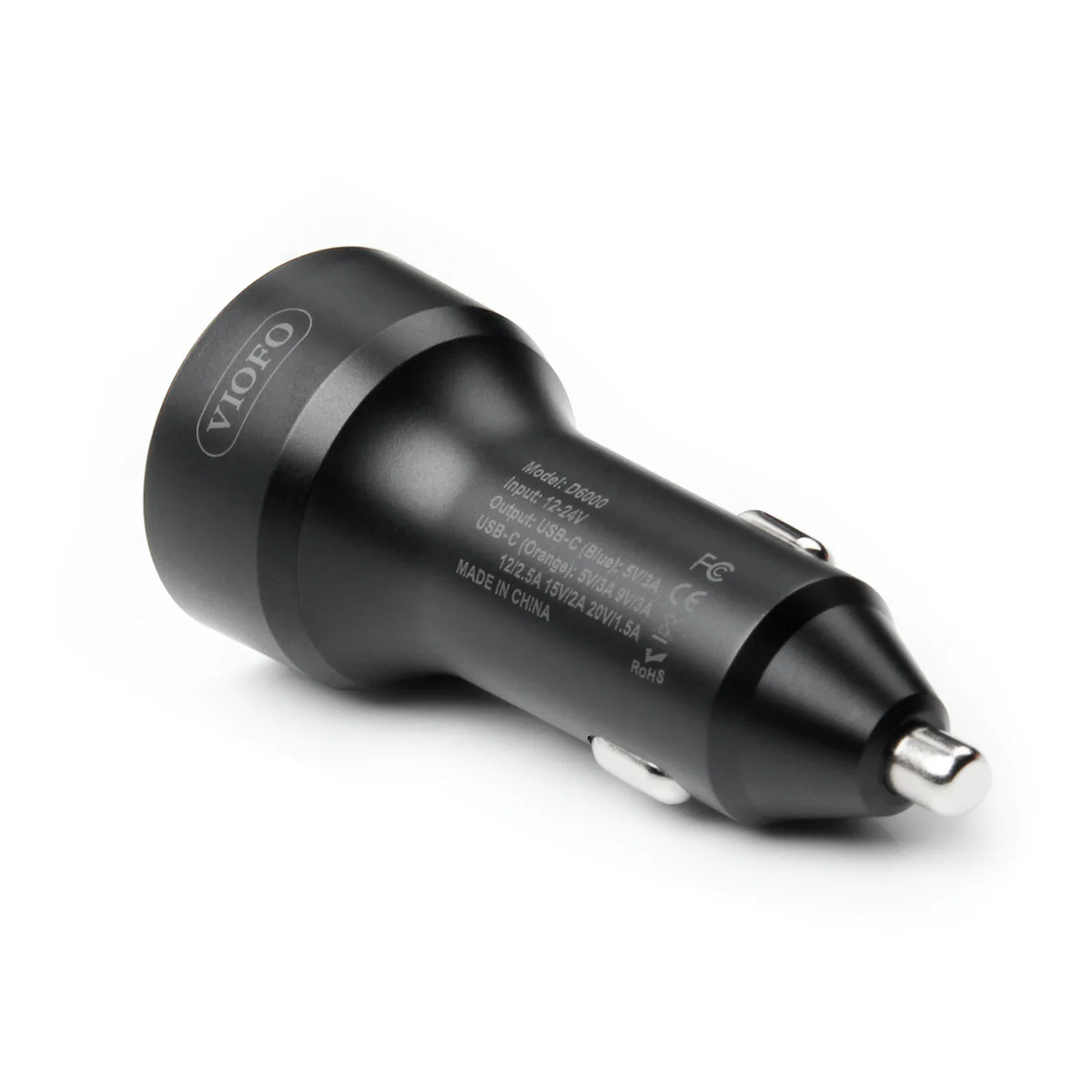 VIOFO D6000 Type-C Dual USB Cigarette Car Charger for A329/A329S Dashcam - Image 4
