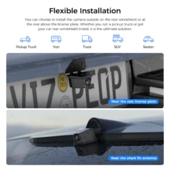 VIOFO RWC400 2K HDR 30FPS IP67 Waterproof Rear Camera Set for A329S/A329T Series - Image 6