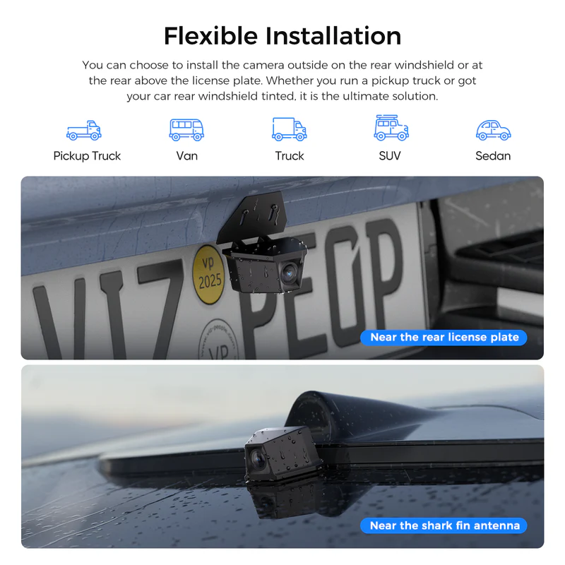 VIOFO RWC400 2K HDR 30FPS IP67 Waterproof Rear Camera Set for A329S/A329T Series - Image 6