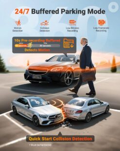 Vantrue N5S 2K 4 Channel Dash Cam, 360° Coverage, Quad Sony STARVIS 2, LTE Ready, 24/7 Parking Mode, 5GHz Wi‑Fi, GPS - Image 5