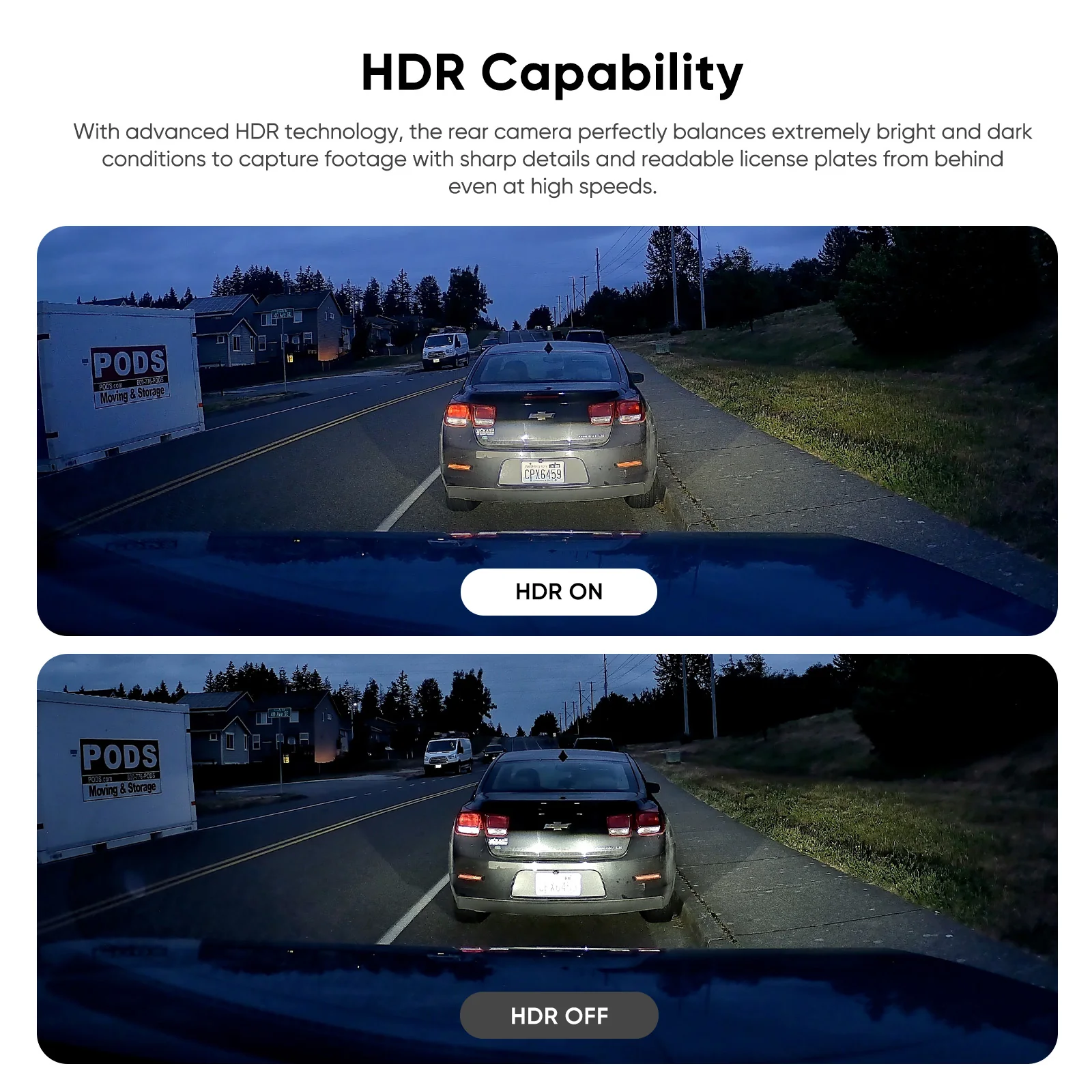 VIOFO RNE800 4K HDR Rear Camera with 6M Cable and Sticker for A229 Ultra Series - Image 3