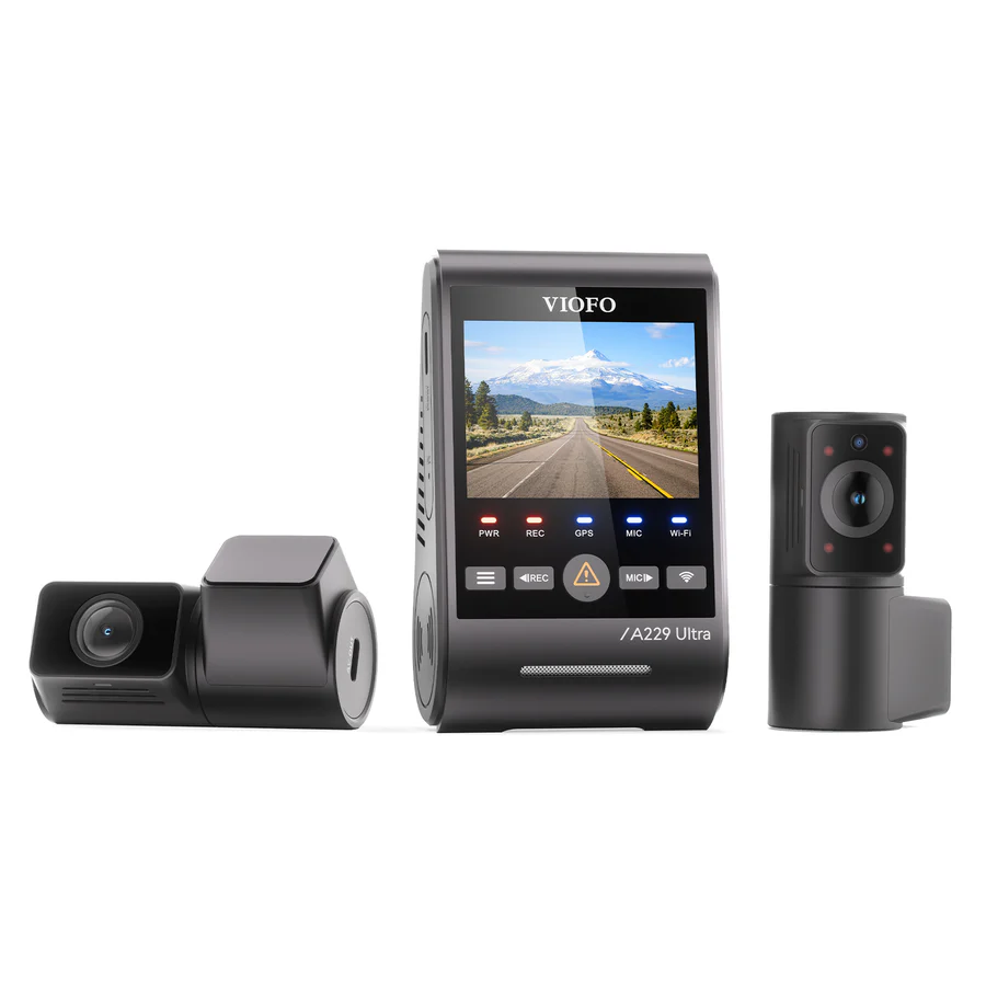 Viofo A229 Ultra 3CH 4K Front & 4K Rear Dashcam with 1080P Cabin – STARVIS 2, HDR, Super Night Vision, Parking Mode - Image 3