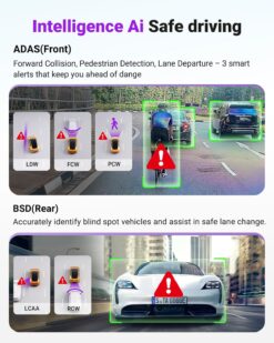 Vantrue S1 Pro Max Dual Dash Cam – 4K Front + 2.5K IP67 Rear, Dual STARVIS 2, HDR Night Vision, 5G Wi‑Fi, GPS - Image 2