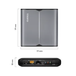 VIOFO BP100 7650mAh High Capacity Dash Cam Battery Pack for Parking Mode Protection, External Power Bank with Fast Charging, Built-in Bluetooth for Real-Time Battery Status - Image 6