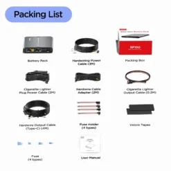 VIOFO BP100 7650mAh High Capacity Dash Cam Battery Pack for Parking Mode Protection, External Power Bank with Fast Charging, Built-in Bluetooth for Real-Time Battery Status - Image 7