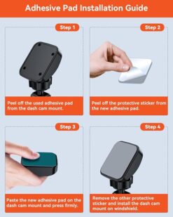 Vantrue Adhesive Pads + Electrostatic Stickers Packs - Image 3