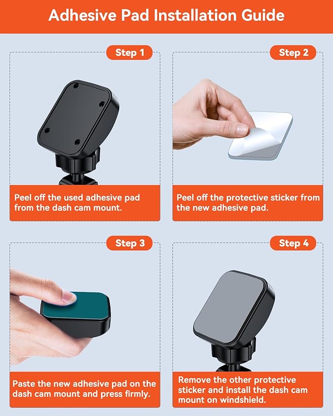 Vantrue Adhesive Pads + Electrostatic Stickers Packs - Image 3