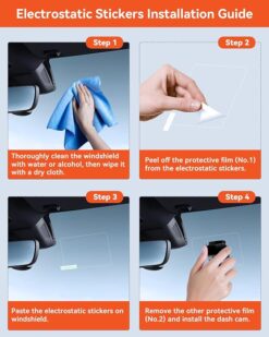 Vantrue Adhesive Pads + Electrostatic Stickers Packs - Image 2
