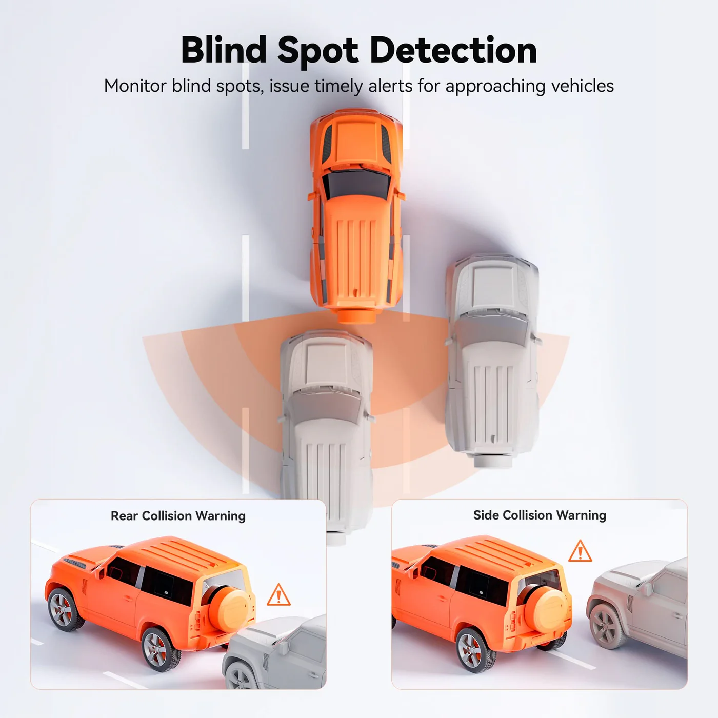 WOLFBOX G850 Pro 4K Wifi ADAS Front and Rear Mirror Dash Cam w/ 64GB MicroSD Card - Image 3