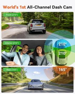 Vantrue E360 Plus 5.2K 585° Panoramic Dash Cam - Image 3