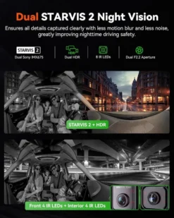 Vantrue E360 5.2K 360° Panoramic Dash Cam - Image 2