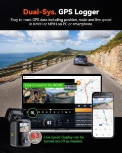 Vantrue E360 5.2K 360° Panoramic Dash Cam - Image 5